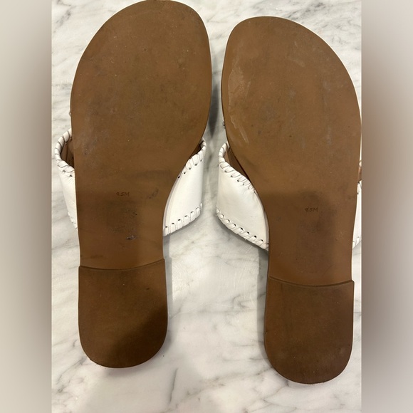 Jack Rogers Sloan X Band Slide Sandals excellent condition white - Picture 4 of 7